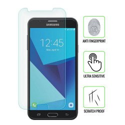Samsung Galaxy J7 V  Perx J7 Sky Pro (2017) Tempered Glass Screen Protector (Glass)
